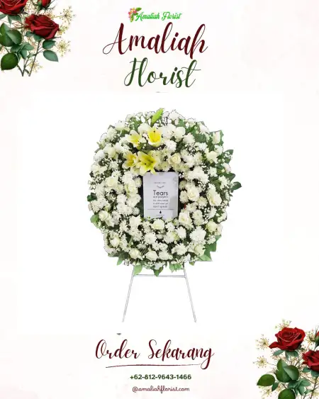 Krans Bunga Duka graha estetika