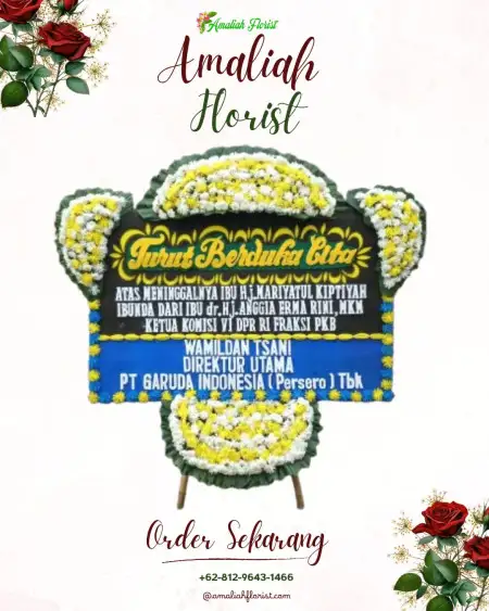 Papan Bunga Duka graha estetika